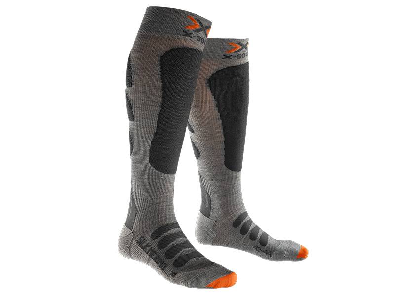 Skarpety X-Socks Ski Silk-Merino Man Grey Anthracite G519 2019 najlepsza cena
